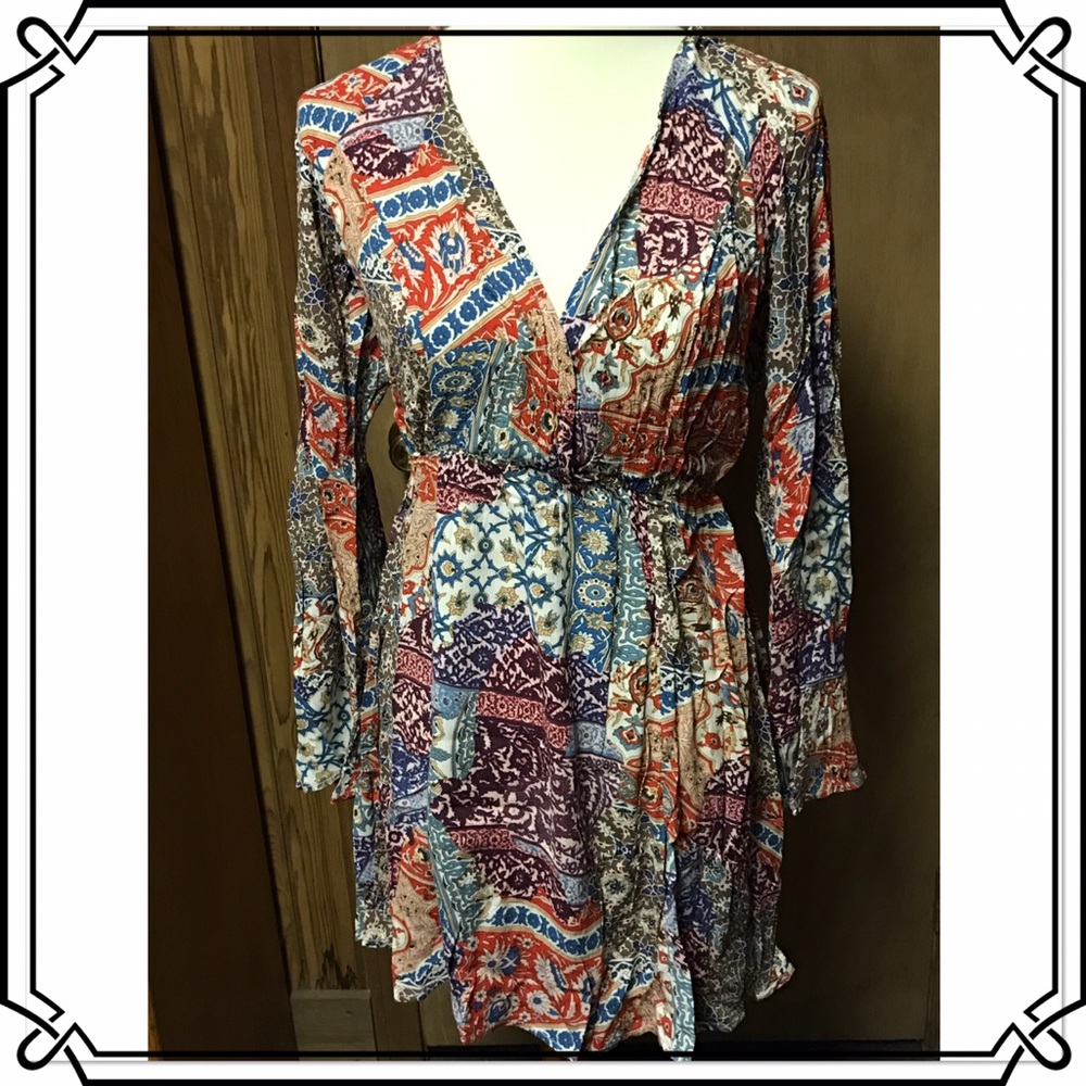 Patchwork Mini Dress - image 3